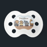 Safari Jungle Animal Train Baby Pacifier<br><div class="desc">This adorable Safari Jungle Animal Train Baby pacifier makes a great gift and coordinates with other items in my Zazzle store.</div>