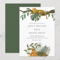 Safari Jungle Animal Wedding