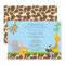 Safari Jungle Animals Baby Shower Invitations Boys
