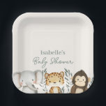 Safari Jungle  Animals Boy Baby Shower  Paper Plates<br><div class="desc">Safari Jungle Animals Boy Baby Shower Paper Plates</div>