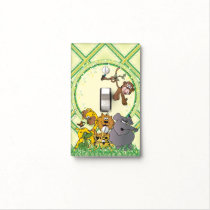 Safari Jungle Baby Animals Light Switch Cover