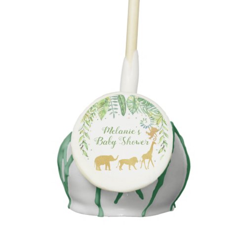 Safari Jungle Baby Showers Cake Pops Favors