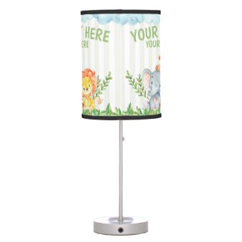 safari bedroom lamp