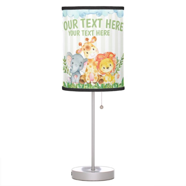 jungle bedside lamp