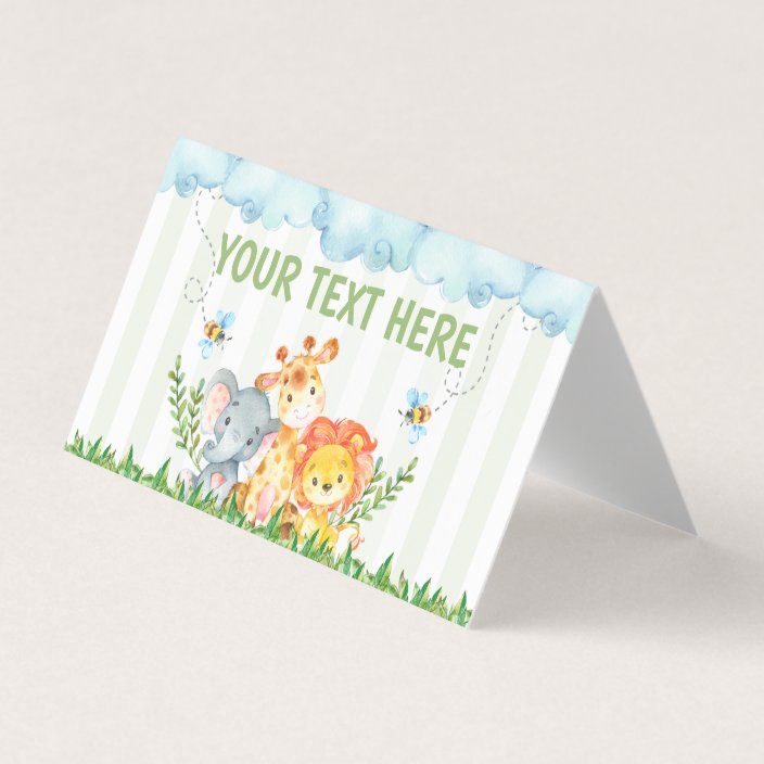 table tent place cards