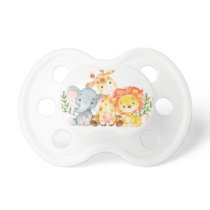 Safari Jungle Zoo Animals Baby Pacifier Safari Jungle Zoo Animals Baby Pacifier