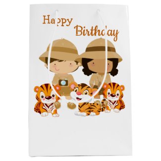 Safari Kids Medium Gift Bag