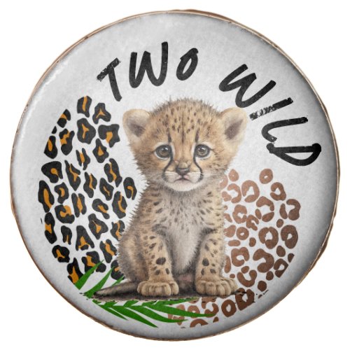 Safari Leopard Birthday Wild One Two Wild Party Chocolate Covered Oreo