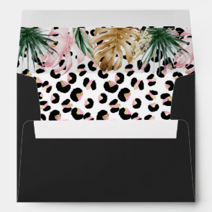 Safari Leopard Print Party Supplies Jungle Party  Envelope