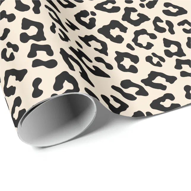Safari Leopard Print Wrapping Paper Zazzle