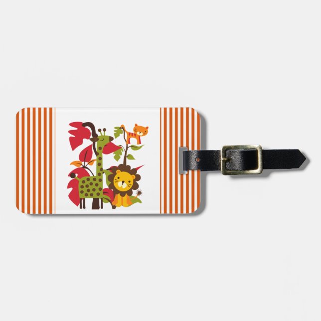 Safari Life Luggage Tag (Front Horizontal)