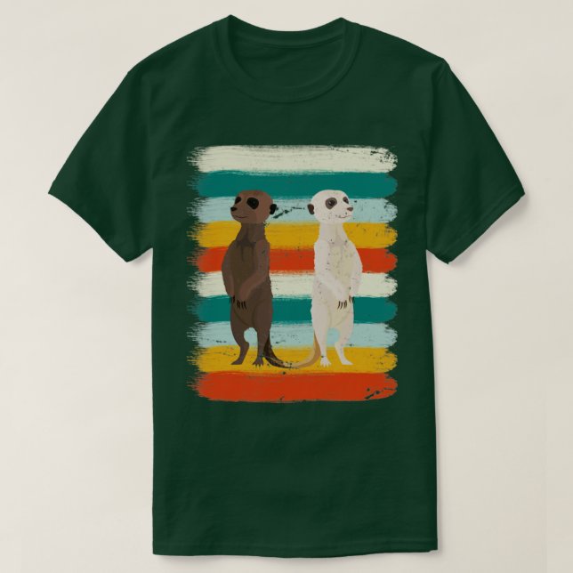 Safari Meerkat T-Shirt (Design Front)
