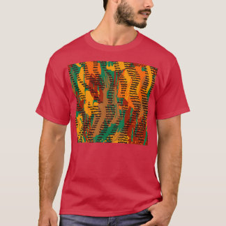 Safari Mixed With African Traditional Print T-Shirt