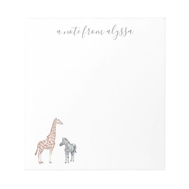 Safari Notepad (Front)