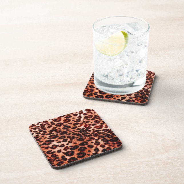 safari orange Art Coaster (Right Side)