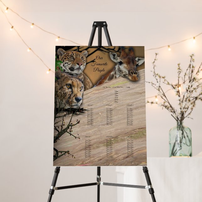 Safari Outdoor Foam Board (In Situ (Stand))