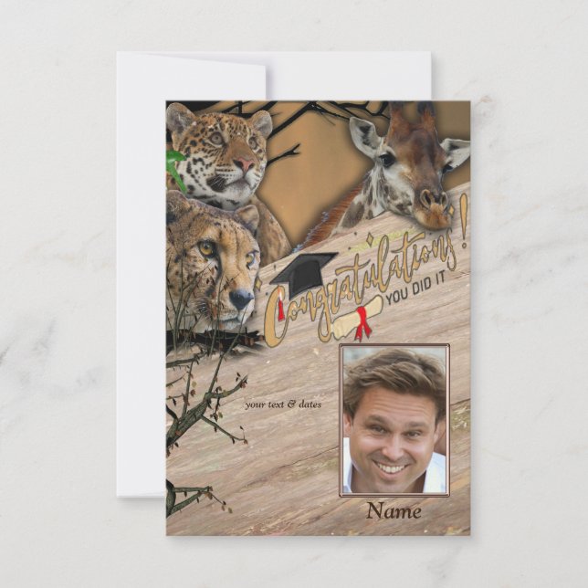 Safari Outdoor RSVP Card (Front)
