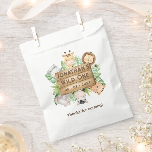 Safari Paper Bags _ Wild One Birthday Party Favors
