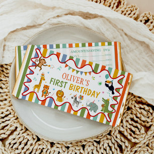 Safari Party Animals Kids Birthday Party Hershey Bar Favors
