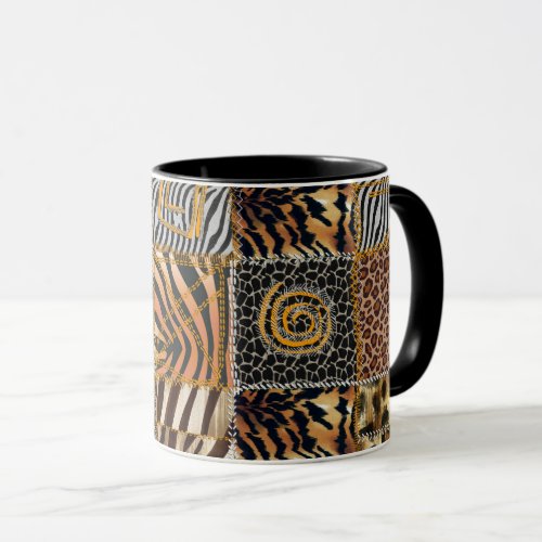 Safari patchwork Combo Mug