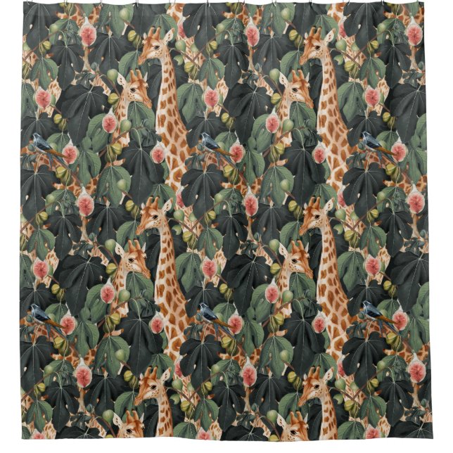 Safari Pattern Shower Curtain (Front)