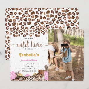 Safari Photo Invitation