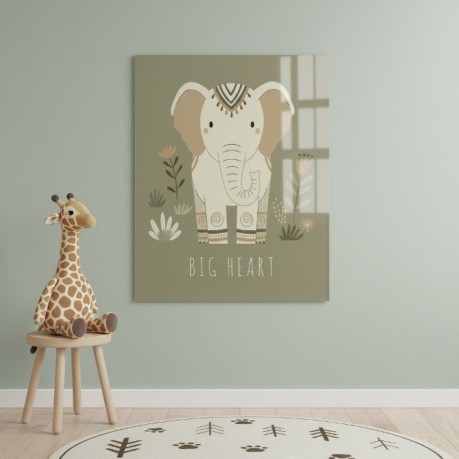 Safari Portraits Elephant ID1264 Acrylic Print (Creator Uploaded)