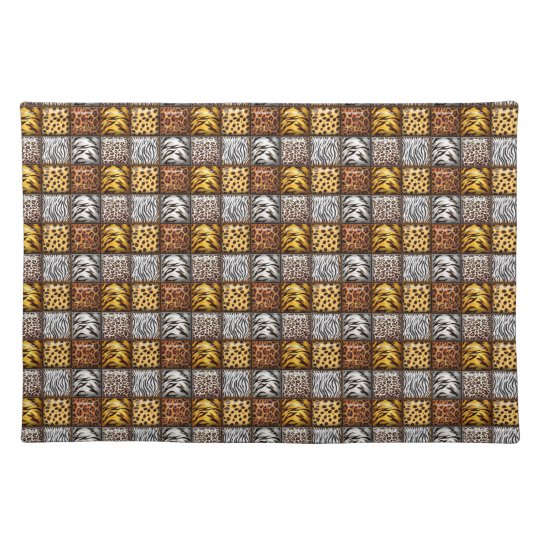 Safari Print Tiles Placemat