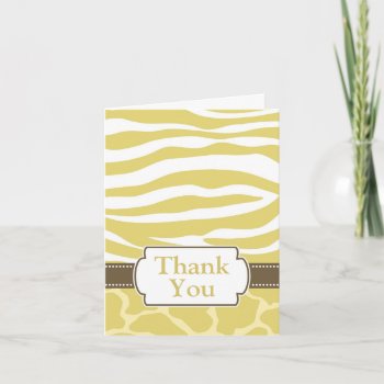 Safari Print You Card by fireflidesigns at Zazzle