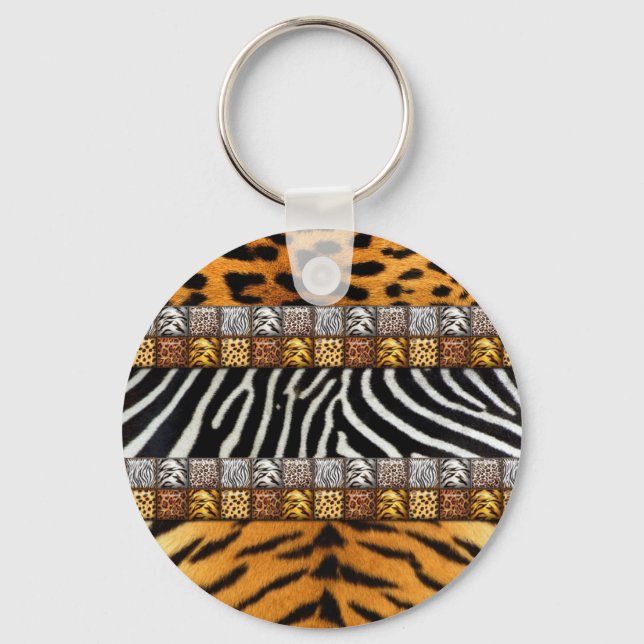Safari Prints Keychain (Front)