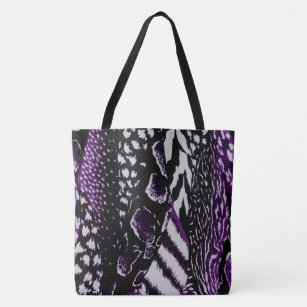 Safari Purple Tote Bag