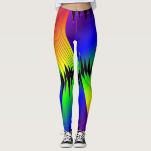 rainbow gym leggings