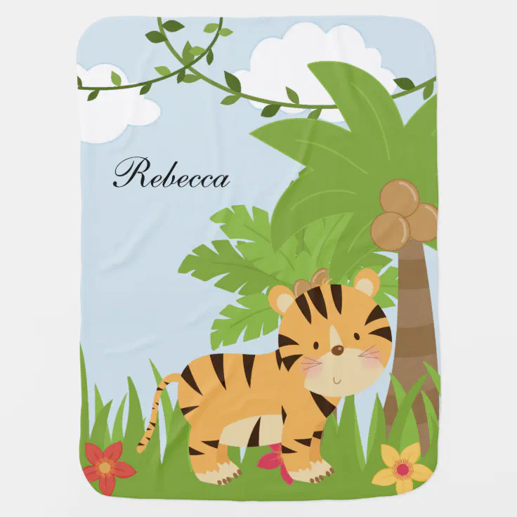 Safari Receiving Blanket Zazzle