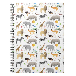 Safari Savanna Multiple Animals Notebook