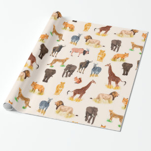 Safari Sightings Wrapping Paper