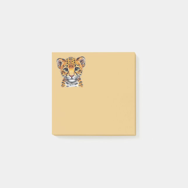 Safari Spirit Cheetah Cub  Post-it Notes (Front)