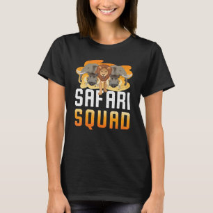Safari Squad African Animal Family Vacation Trip T-Shirt