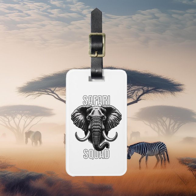 Safari Squad African Elephant Travel Equipment Luggage Tag (Creator Uploaded)