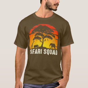 Safari Squad African family trip matching family c T-Shirt
