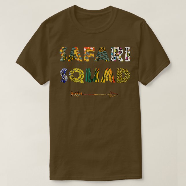 Safari Squad African Family Vacation Summer Vacay  T-Shirt (Design Front)
