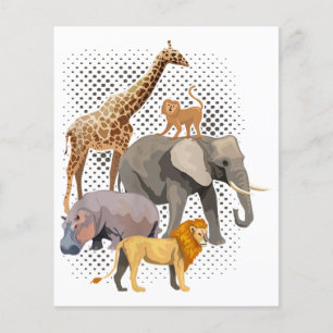 Safari Squad African Safari Animals Funny Zoo Anim