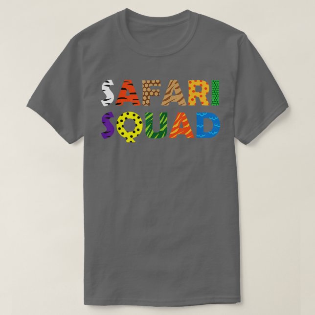 Safari Squad African Summer Vacation Vacay Trip An T-Shirt (Design Front)