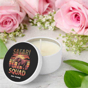 Safari Squad Birthday Zoo Adventure Celebration Mini Candle Favors