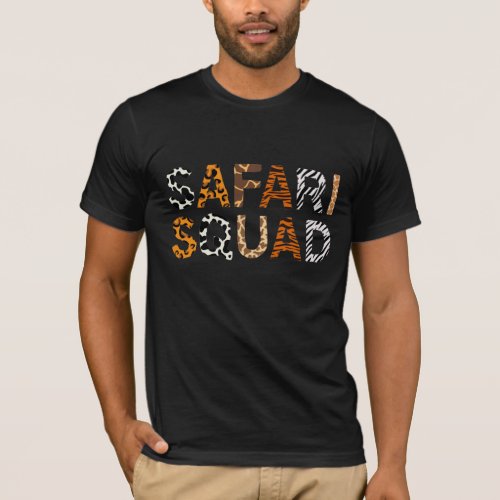 Safari Squad Family Vacation African Animal lover T_Shirt