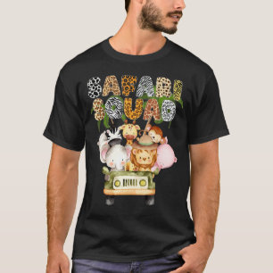 Safari Squad Summer Zoo Animals Trip Matching Fami T-Shirt