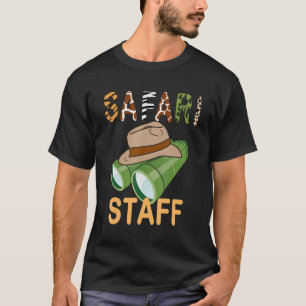 Safari Staff Safari Birthday Zoo Birthday T-Shirt