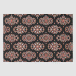 Safari Sunset Bohemian Star Fall Mandala Retro 70s Tissue Paper