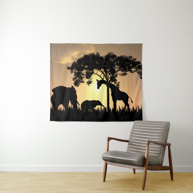 Safari tapestry (In Situ (Horizontal))