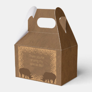 Safari Theme Rhino Party Favor Box