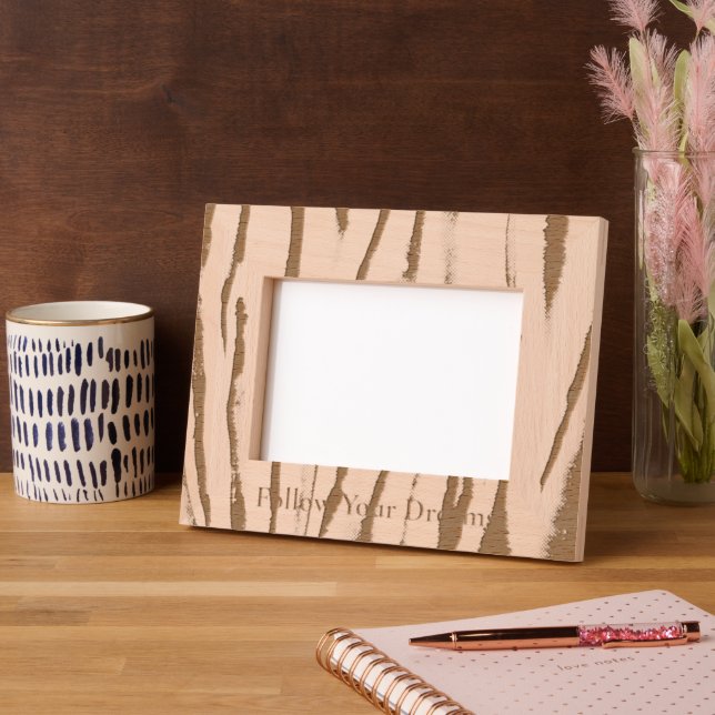 Safari Tiger Animal Print Engraved Frames (Left)